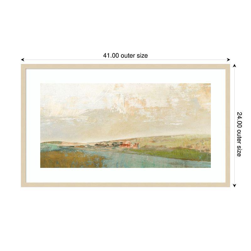 Amanti Art Long Lines by Suzanne Nicoll Wood Framed Wall Art Print