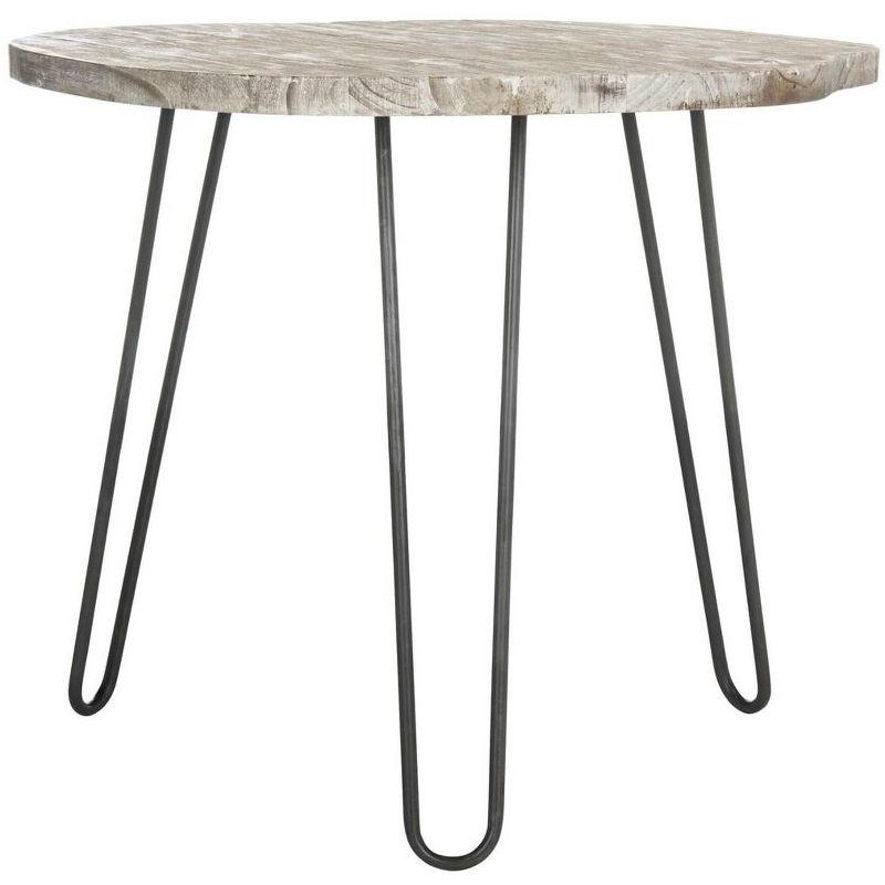 Mindy Dining Table - Natural/Grey - Safavieh