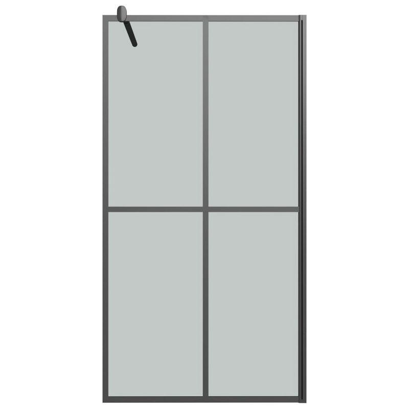 VidaXL Walk-in Shower Screen Door Cover Multi Sizes Transparent/Frosted White