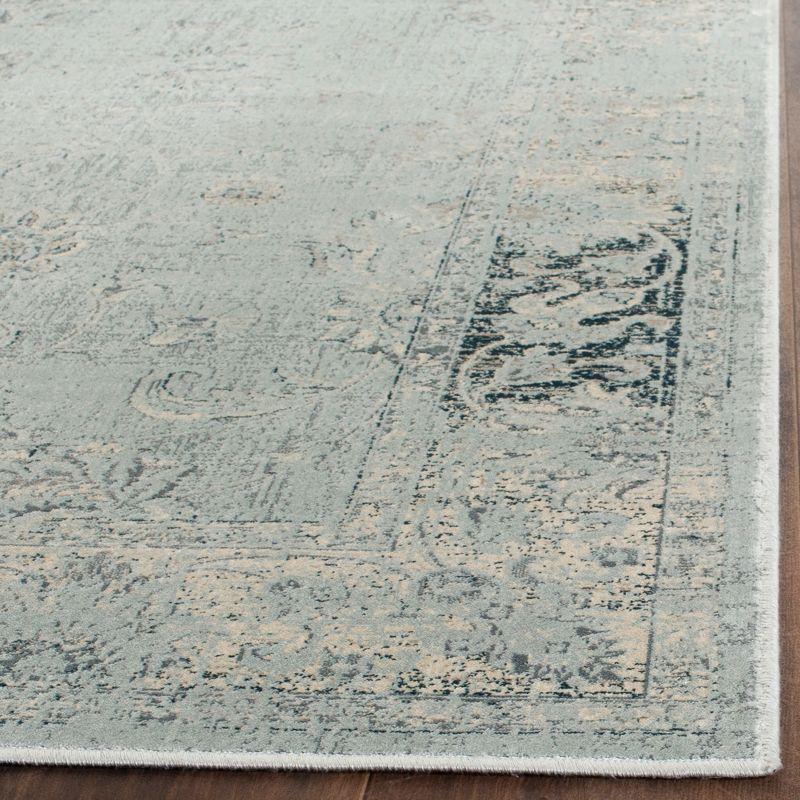 Vintage VTG117 Power Loomed Area Rug - Light Blue - 5'3"x7'6" - Safavieh.