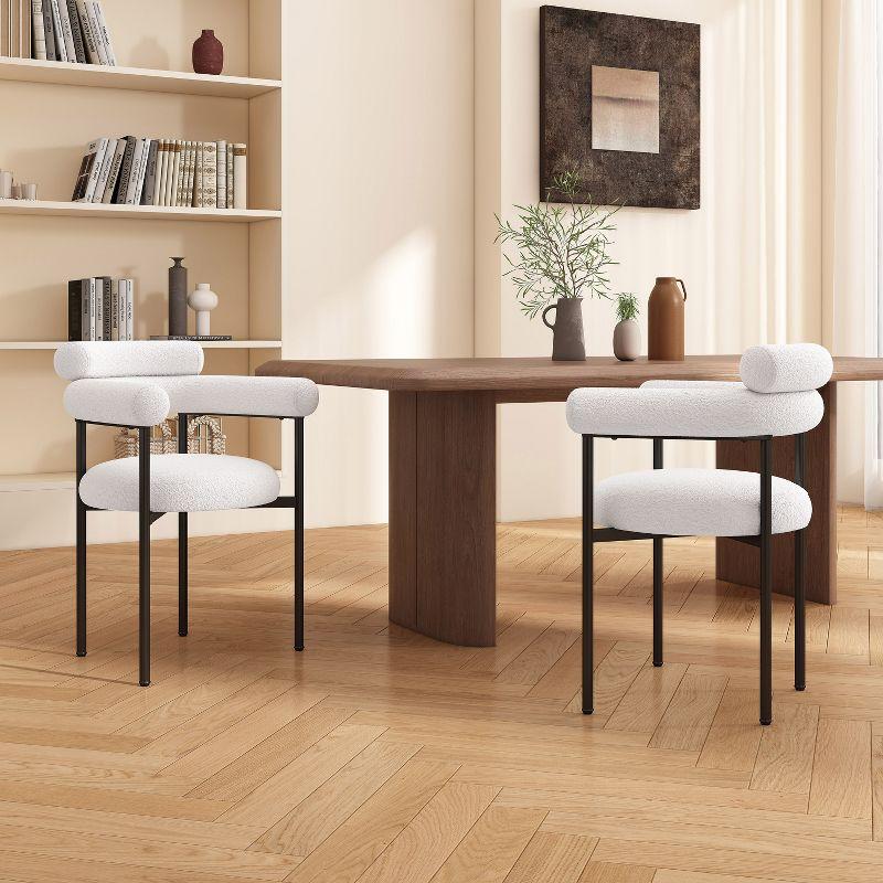 Christopher Knight Home Rylan Upholstered Armchair Dining Chairs