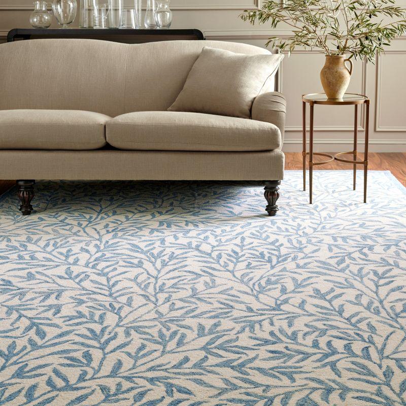 Martha Stewart Hand Tufted 80% Wool, 20% Cotton Floral Rug