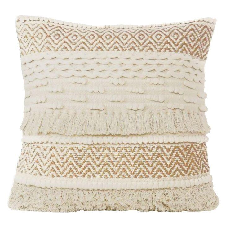 Modern Threads Printed Decorative Pillow Cover Cover, 18 x 18.