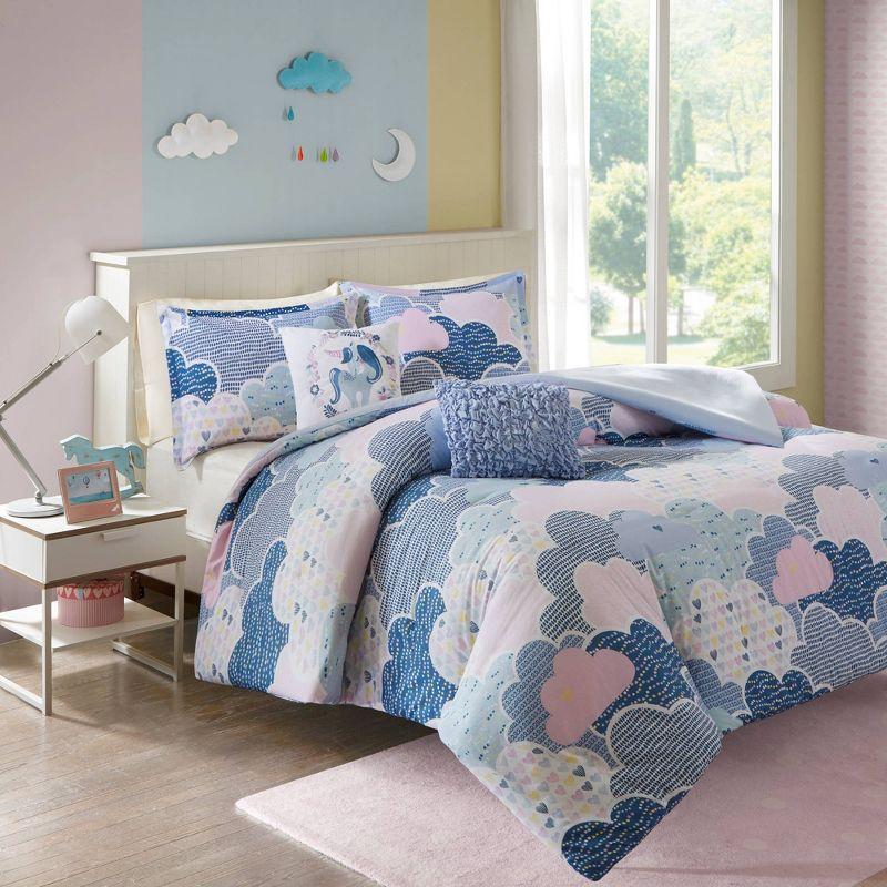 Cloud Cotton Printed Duvet Cover Set