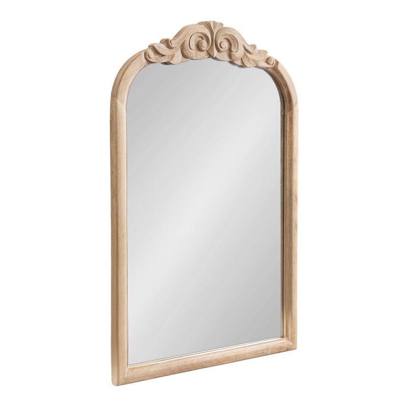 Kate & Laurel All Things Decor 24"x36" Arendahl Wood Arch Mirror