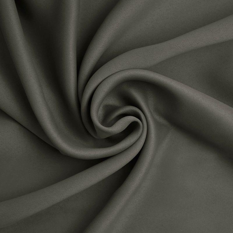 Sun Zero Bergen Theater Grade 100% Blackout Rod Pocket Curtain Panel