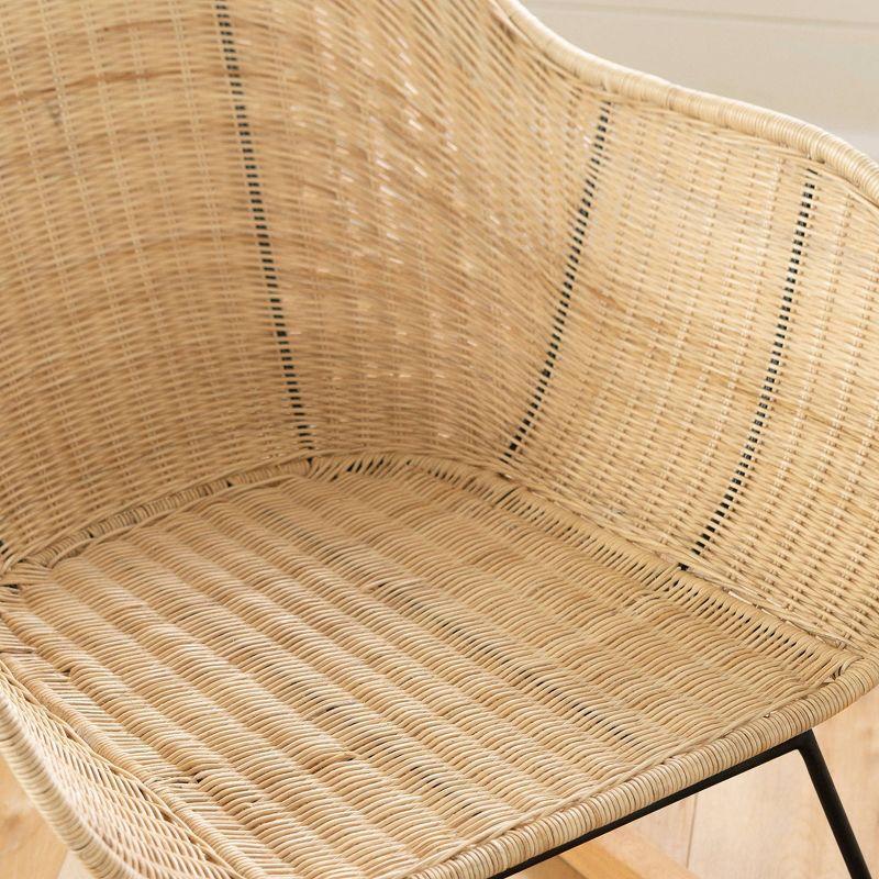 South Shore Balka Rocking Accent Chair - Rattan