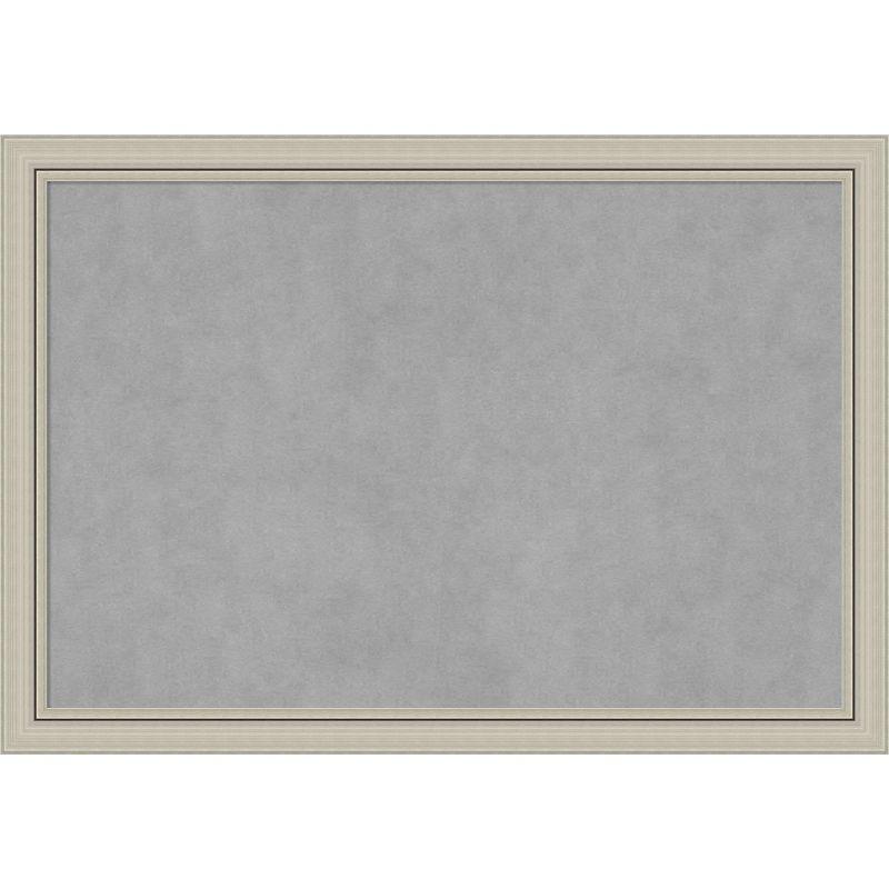 Romano Silver Framed Magnetic Board with Steel Surface