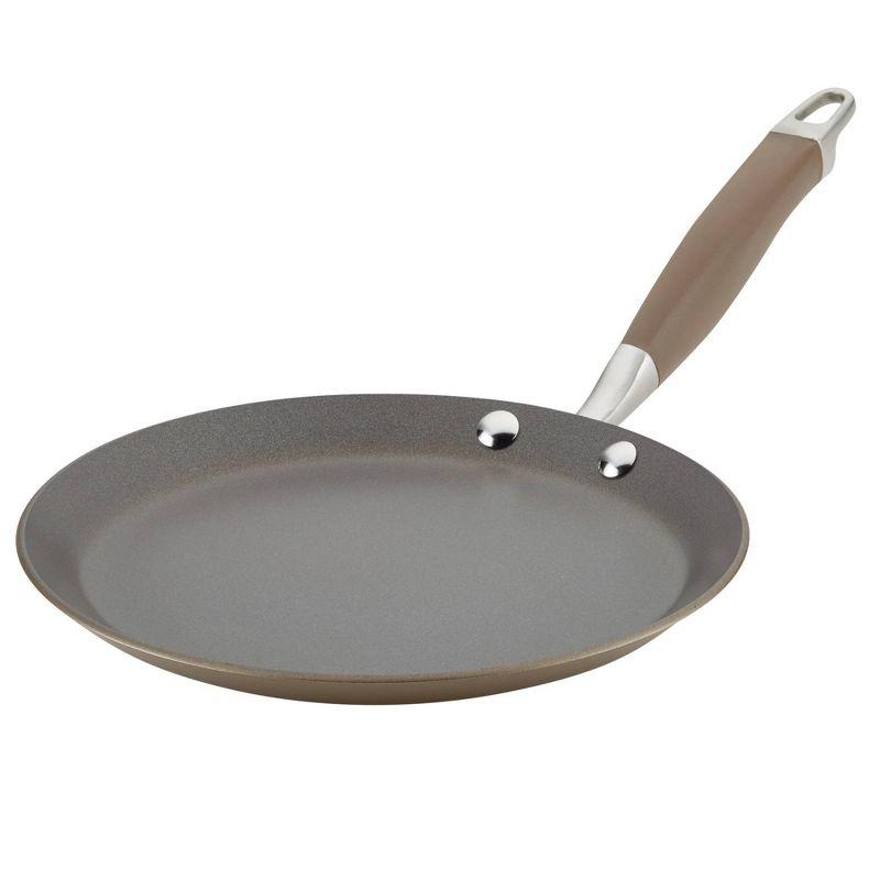 Anolon Advanced Home Hard Anodized Nonstick Crepe / Pancake Pan, 9.5 Inch