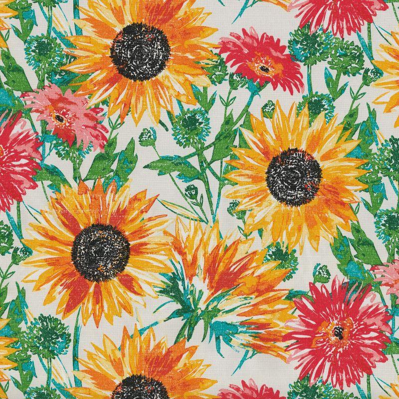 Sunburst Sunflowers Rectangular Indoor/Outdoor Throw Pillow Set