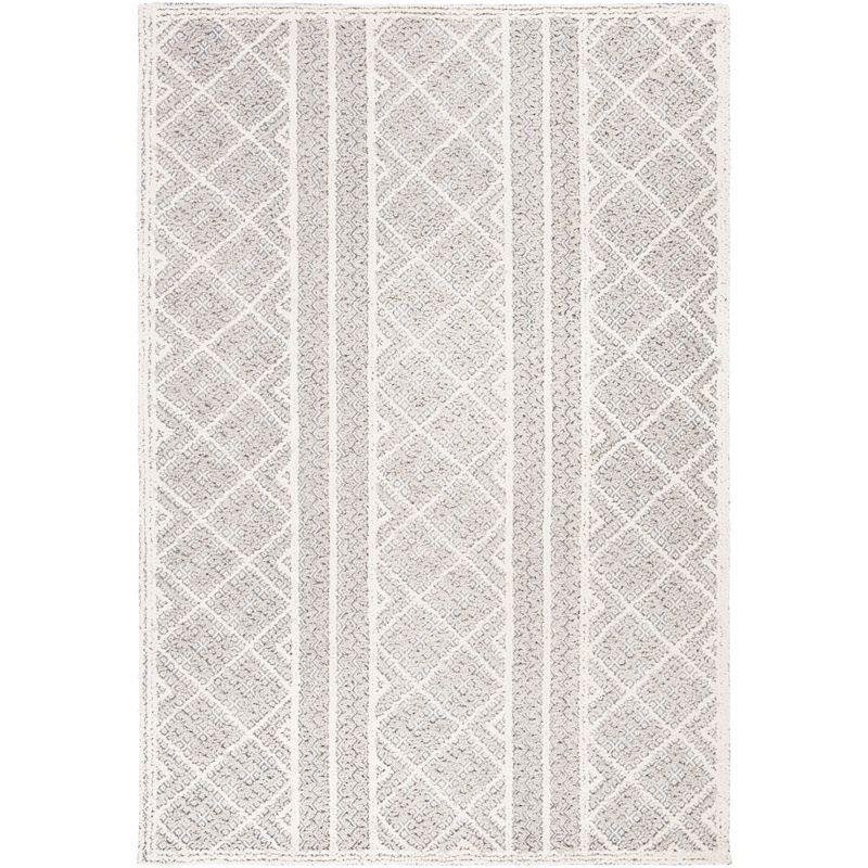 Trace TRC229 Hand Tufted Area Rug - Grey/Beige - 4'x6' - Safavieh.