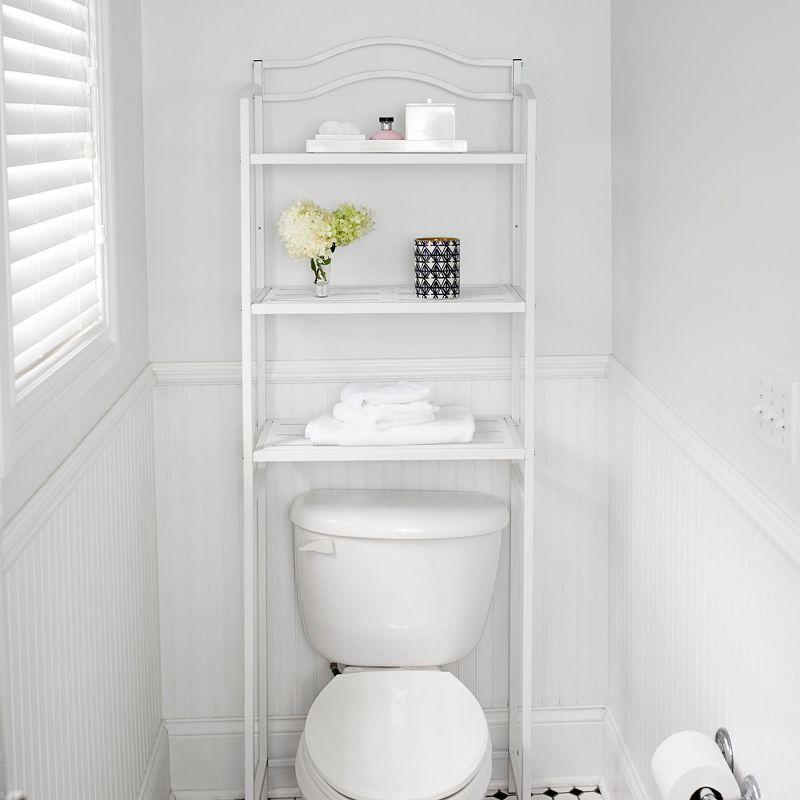 3-Tier Metal Over the Toilet Bathroom Storage Shelf