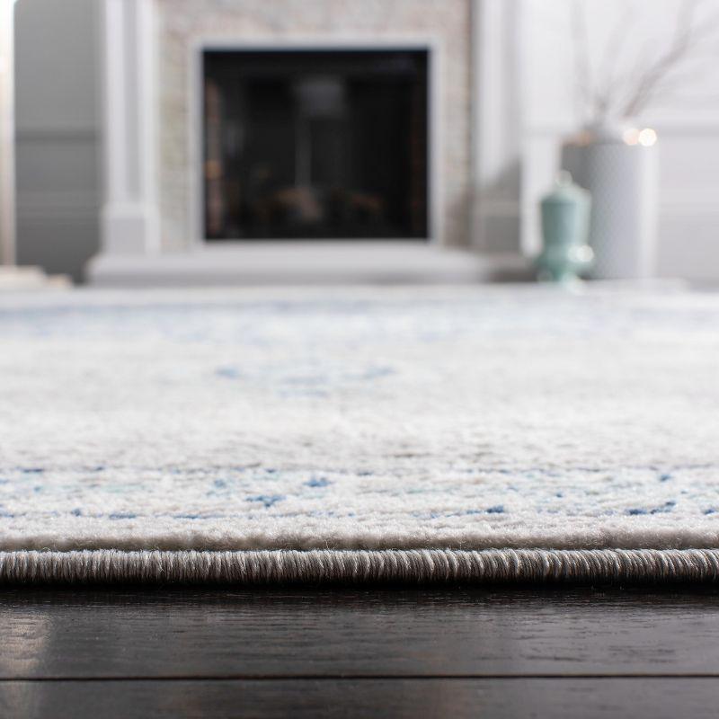 Brentwood BNT849 Power Loomed Area Rug - Navy/Light Grey - 8'9"x11'9" - Safavieh.