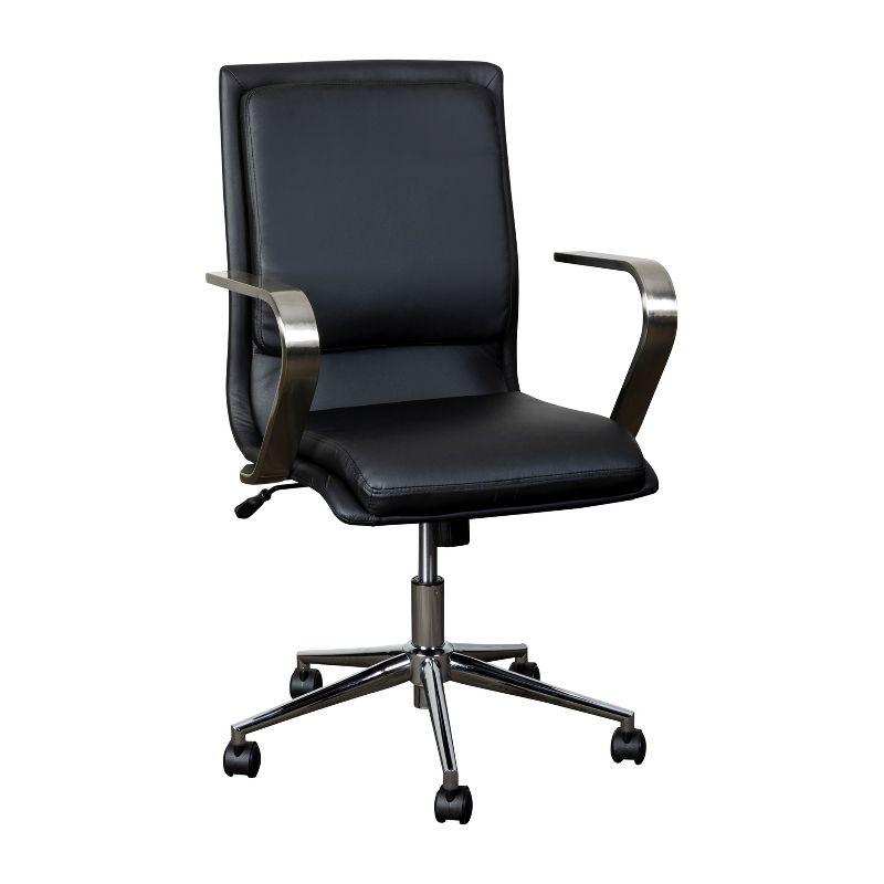 Flash Furniture Mid-Back Designer Upholstered Swivel Executive Office Chair with Armrests