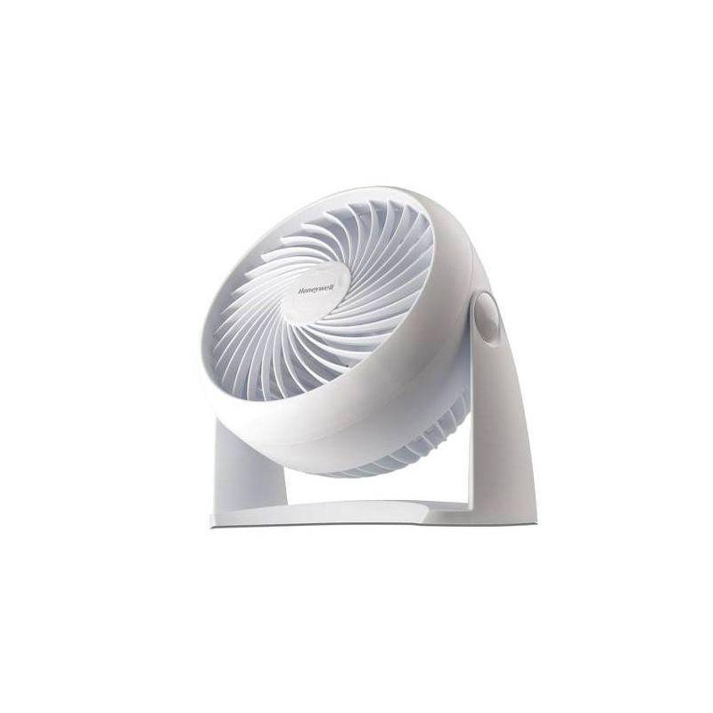 Honeywell TurboForce Table Air Circulator Fan White HT904: Portable Desk Fan, Quiet Operation, Adjustable Tilt, 3 Speeds