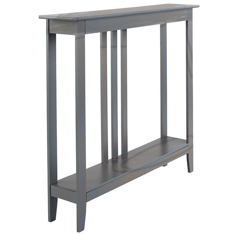 The Lakeside Collection Slim Space-Saving Accent Tables - Gray