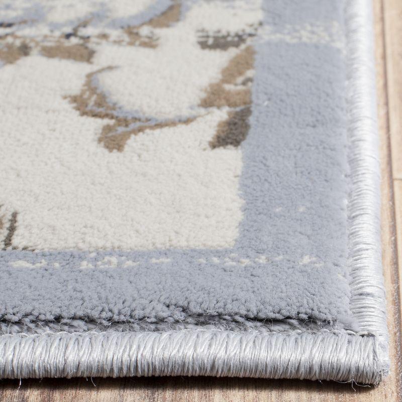 Vintage VTG572 Power Loomed Indoor Area Rug - Light Blue/Ivory - 5'1"x7'7" - Safavieh