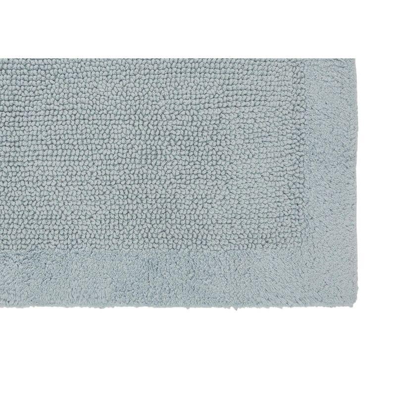Better Trends Edge 100% Cotton Tufted Reversible Bath Rug 21" x 34" Rectangle - Blue