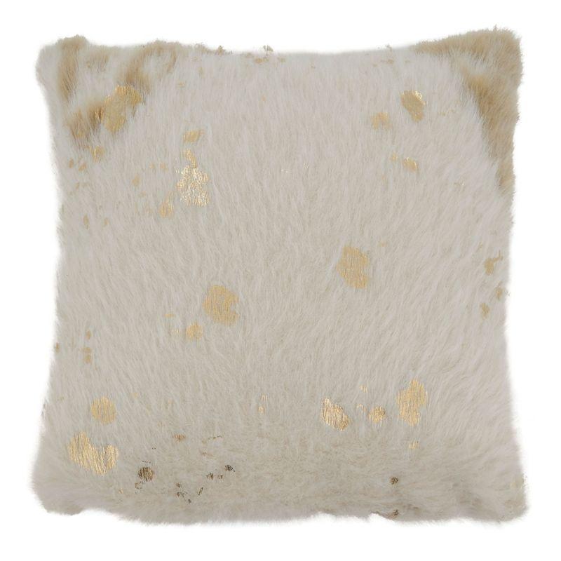 Posh Lait Abstract Reversible Throw Pillow