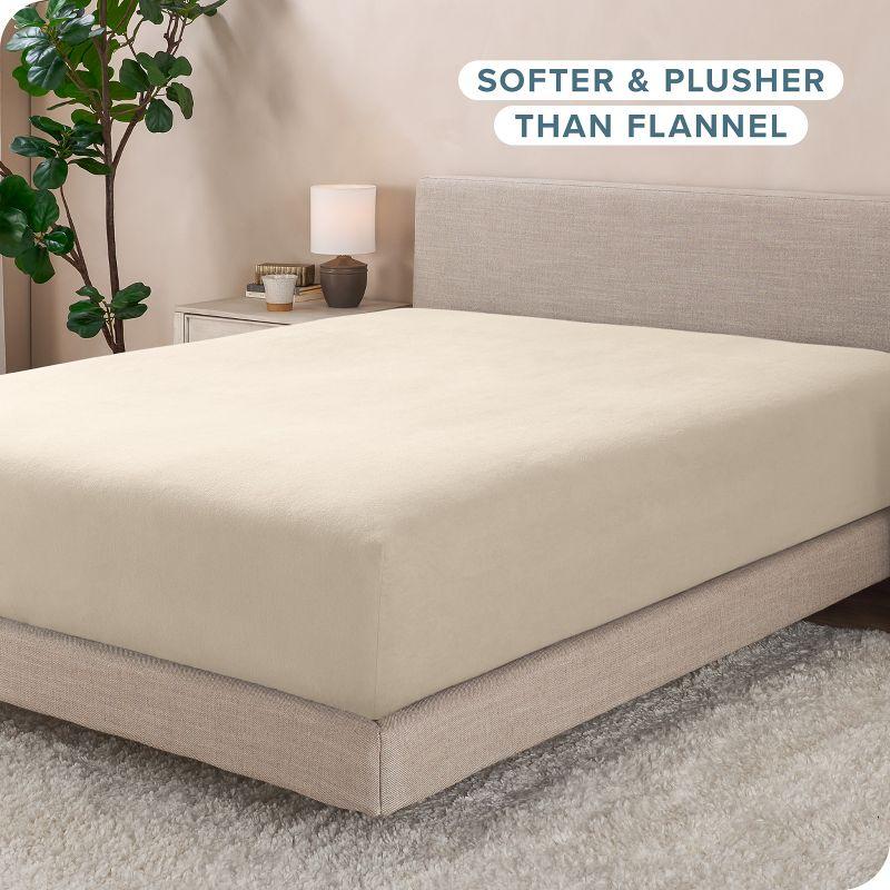 Bare Home Micro Fleece Super Soft Fitted Sheet