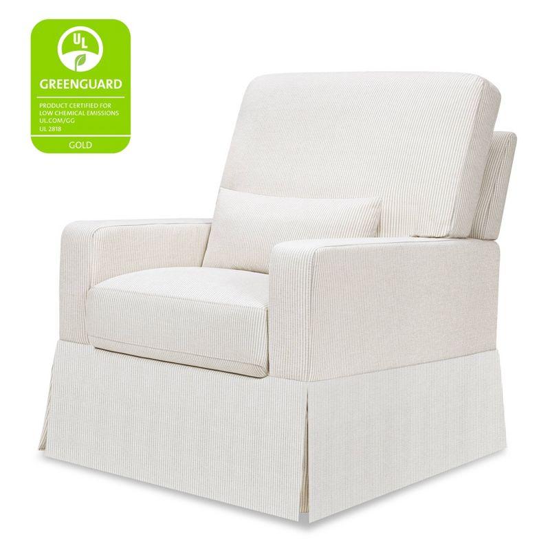 Crawford Upholstered Swivel Glider