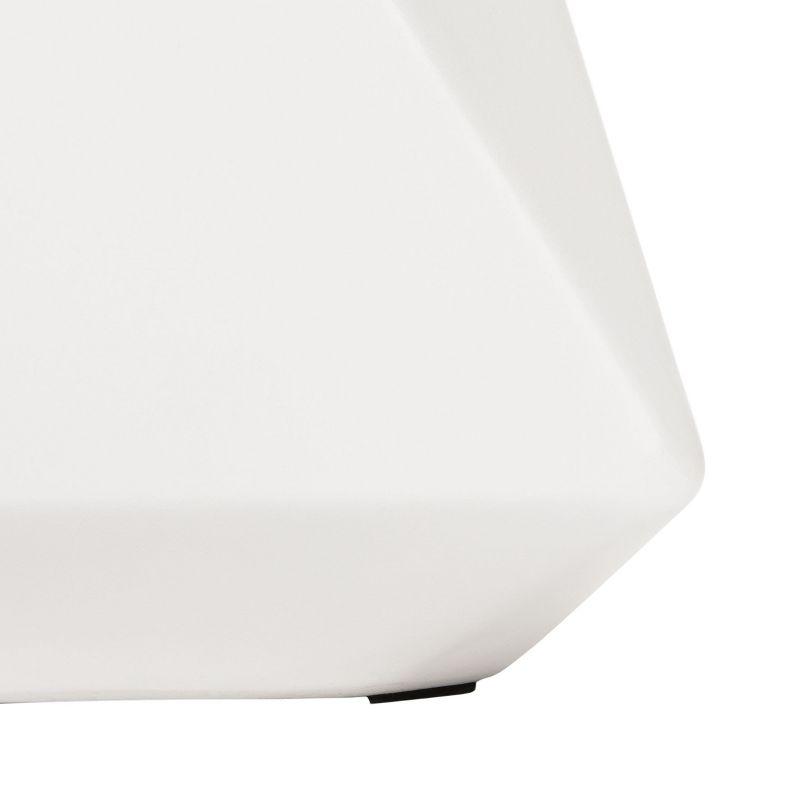 Conan Concrete Accent Stool - Indoor/Outdoor - VNN1030 - White - Safavieh