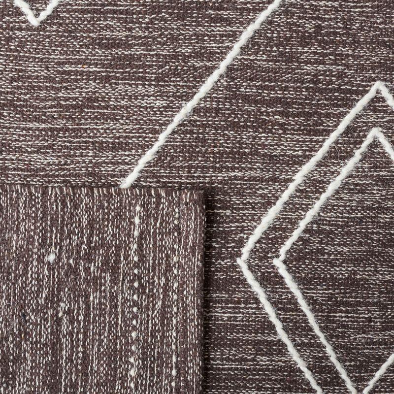 Steelside™ Holtby Southwestern Handmade Flatweave Brown/Ivory Area Rug