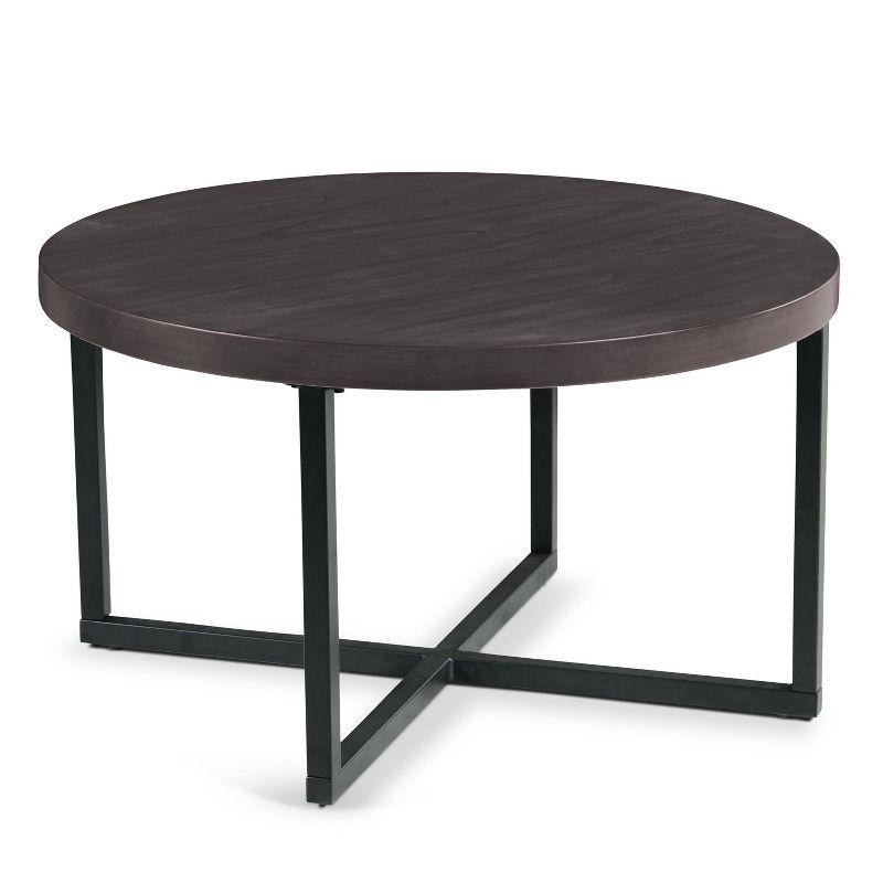 17 Stories Stannos 36" Round Coffee Table with 4 Stools