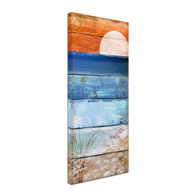 Beach Moonrise II by Color Bakery - Wrapped Canvas Print