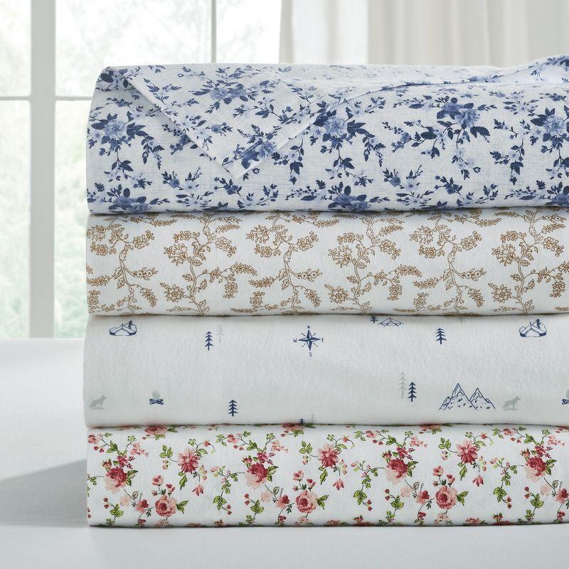 Modern Threads Modern Threads 4-Piece 100% Cotton Flannel Sheet Set – Soft and Durable for Every Season
