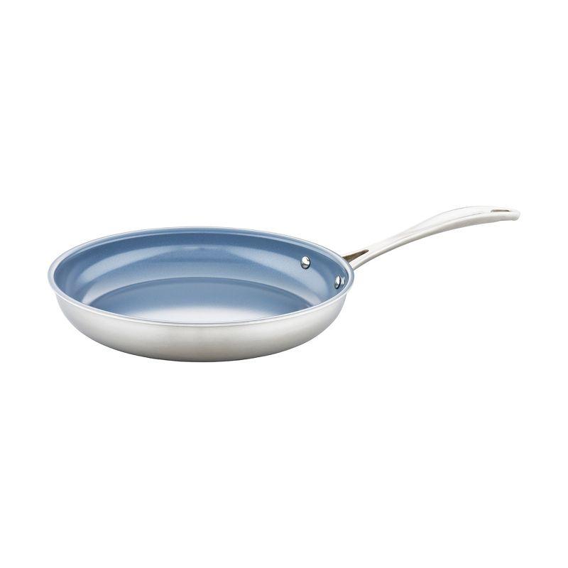 ZWILLING Spirit Ceramic Nonstick Cookware Set, 10-pc, Stainless Steel