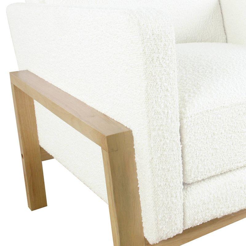 Wood Frame Accent Chair - HomePop