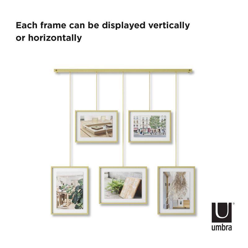 Black Metal Picture Frame - Set of 5