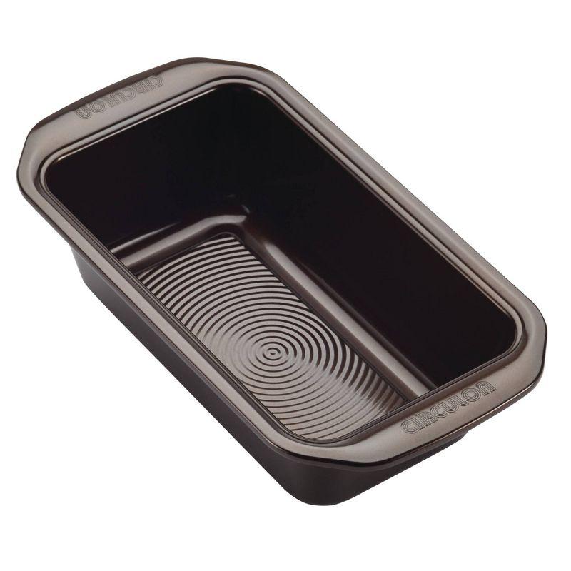 Circulon 9"x5" Loaf Pan Chocolate: Nonstick Rectangle Aluminum Baking Dish, Oven-Safe, Dishwasher-Safe