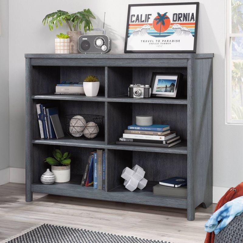 Denim Oak Adjustable Cubby Storage Bookshelf