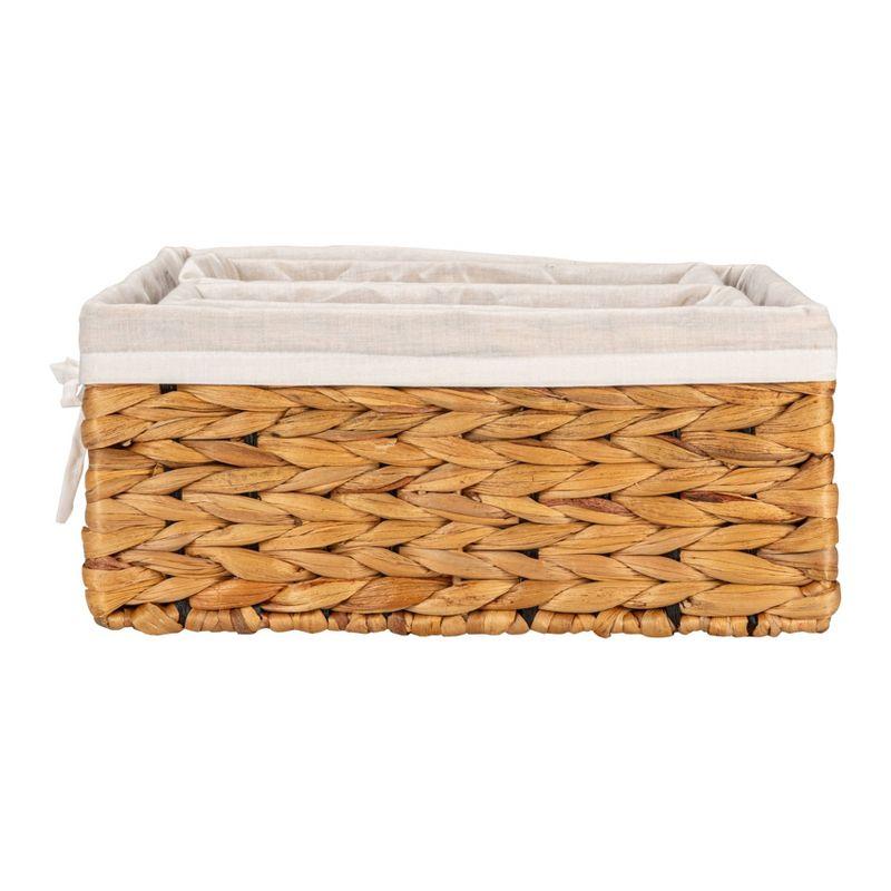 Wicker Coastal Wicker Basket - Set of 3