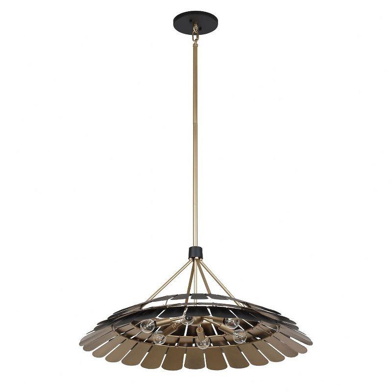 Turaco 6 - Light Black Dome Pendant