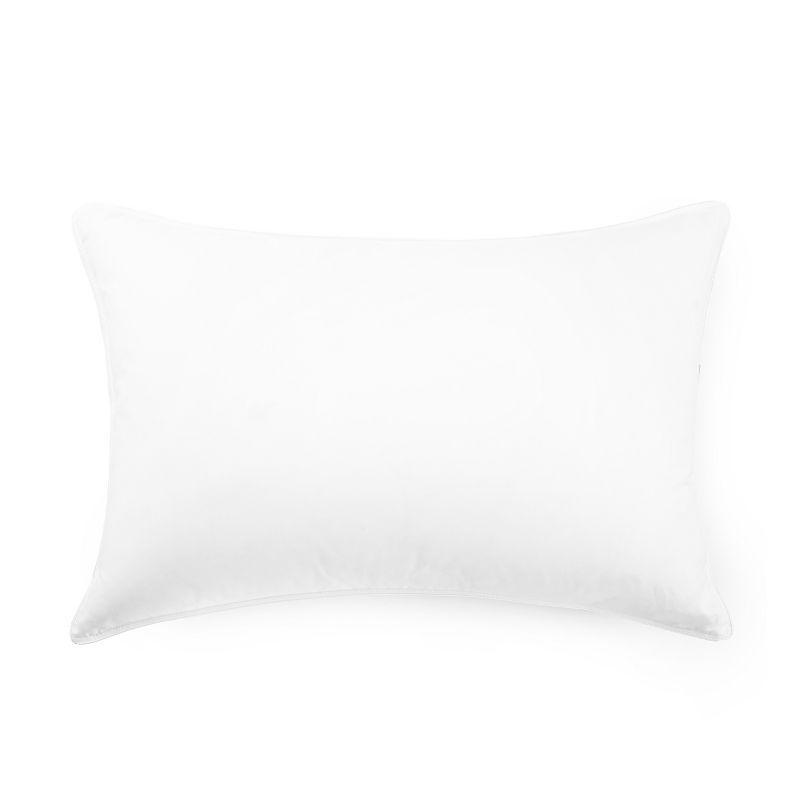 Luxury Hypoallergenic White Goose Down Medium Support Pillow