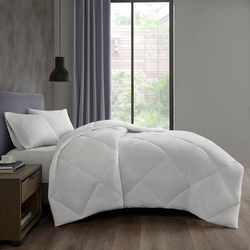 Oversized Down Alternative Comforter with HeiQ Smart Temp Treatment Duvet Comforter Insert