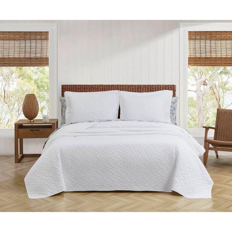 Tommy Bahama Home Tommy Bahama Raffia Solid Cotton Reversible Quilt Set