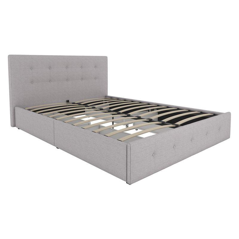 Rosalie Upholstered Bed with Storage - Room & Joy