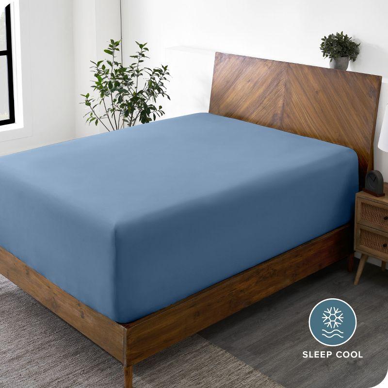 Bare Home 24" Extra Deep Pocket Microfiber Fitted Sheet