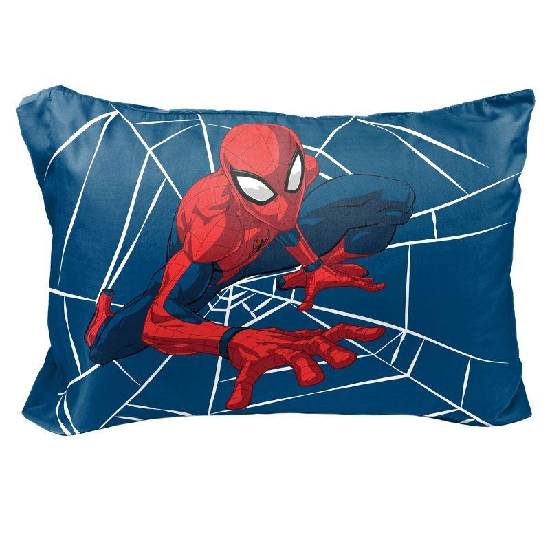 Spider-Man Kids' Blue and Red Polyester Pillowcase