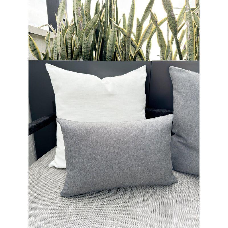 Luxe Essential Grey Indoor Outdoor Pillow