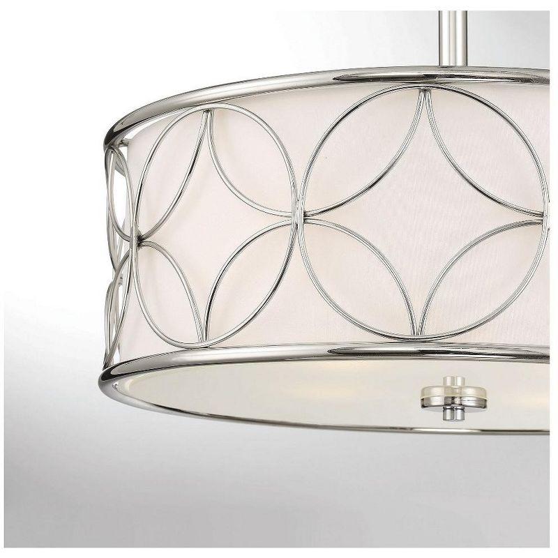 Savoy House Reid 4 - Light Semi-Flush Mount in  Polished Nickel