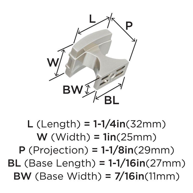 Davenport 1 3/16" Length Square Knob