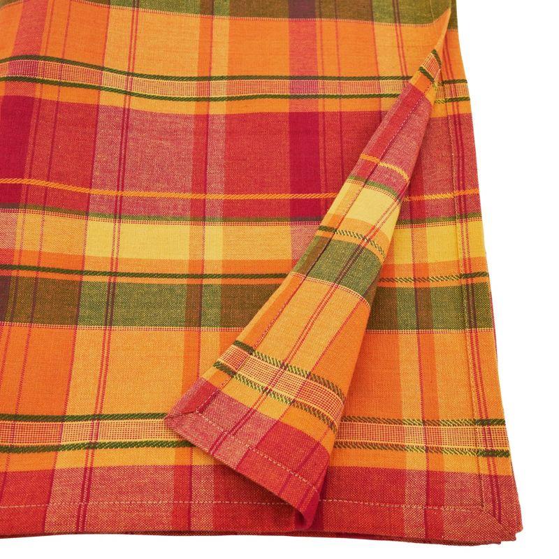 Saro Lifestyle Harvest Plaid Table Tablecloth