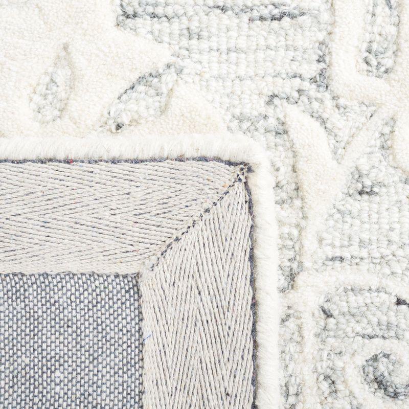 Metro MET853 Hand Tufted Indoor Area Rug - Grey/Ivory - 8'x10' - Safavieh