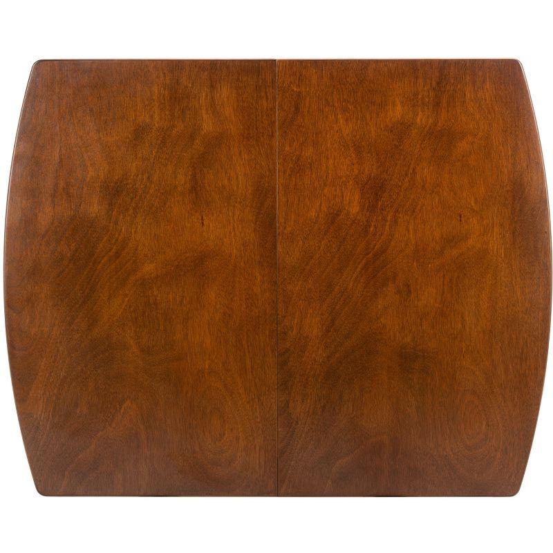 Varda Manual Extension Dining Table - DTB1402A - Walnut - Safavieh