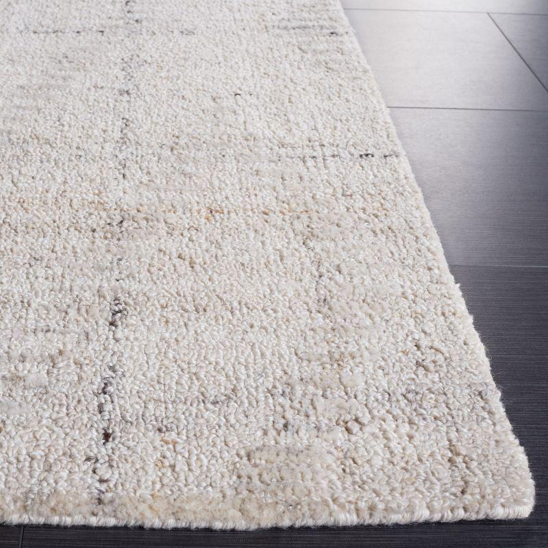 Abstract ABT149 Handmade Tufted Area Rug - Ivory/Grey - 8'-0" x 10'-0" - Safavieh